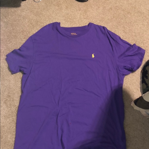 Polo Ralph Lauren Other - Purple Polo Ralph Lauren tee with yellow horse M